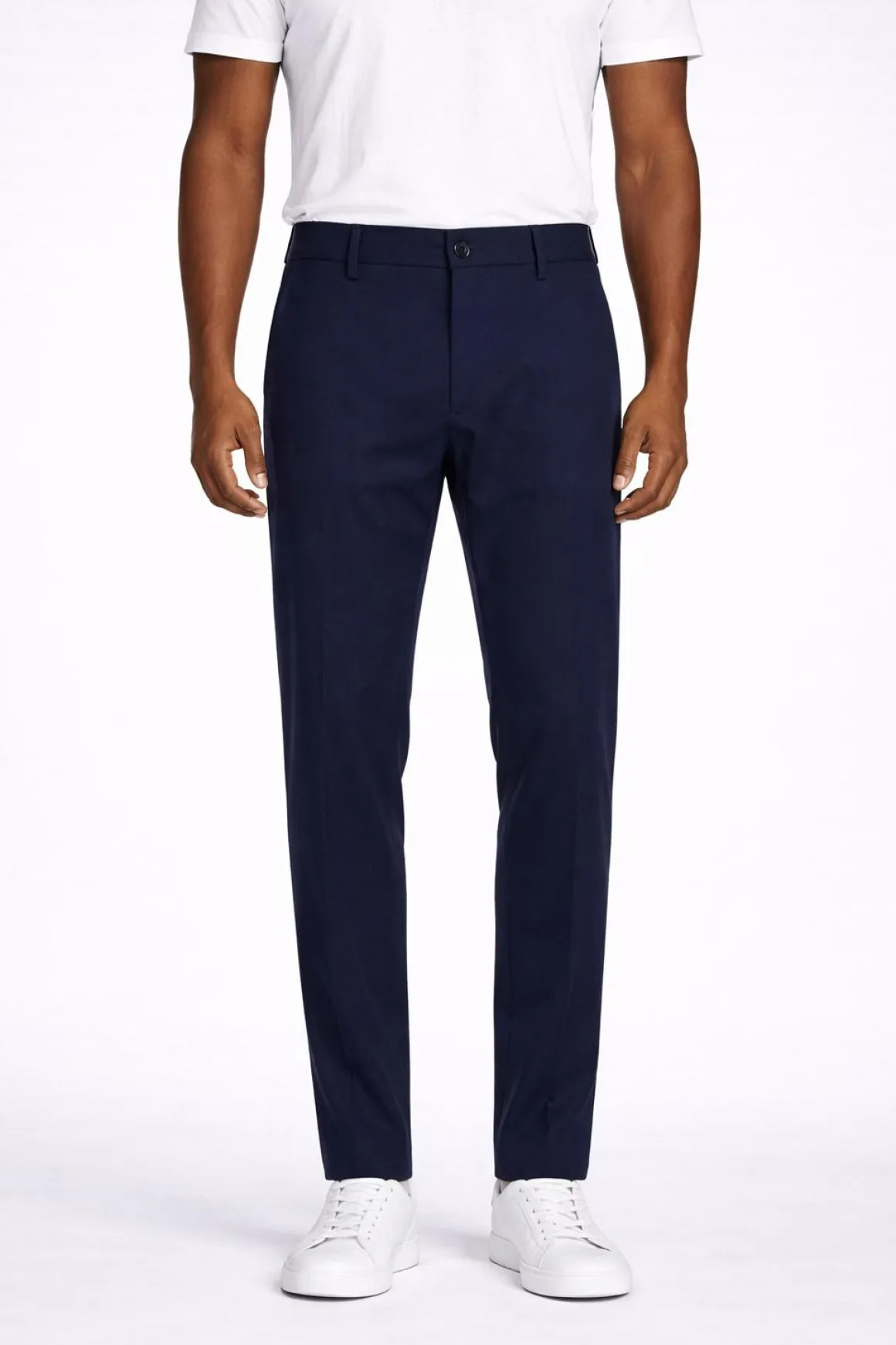 Pantalone Chino Uomo in Jersey con Elastico