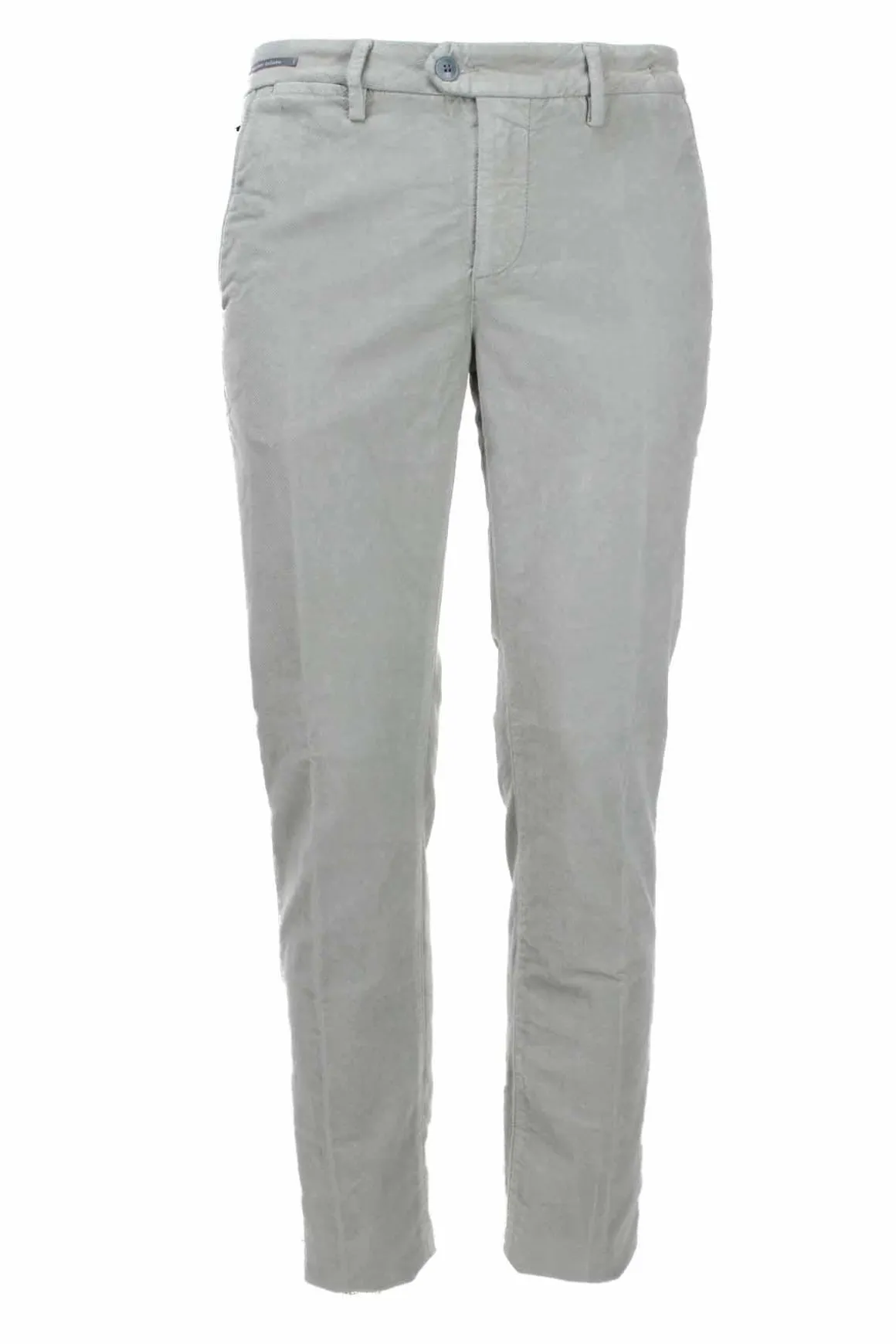 Pantalone chino velluto diagonale stretch