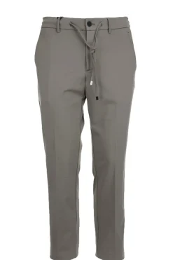 Pantalone con coulisse in tessuto tecnico