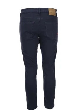 Pantalone con toppa in alcantara