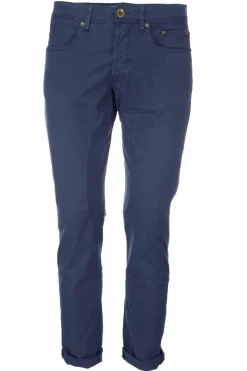 Pantalone cotone 5 tasche con toppe