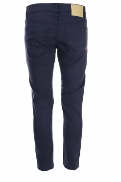 Pantalone in cotone con toppa