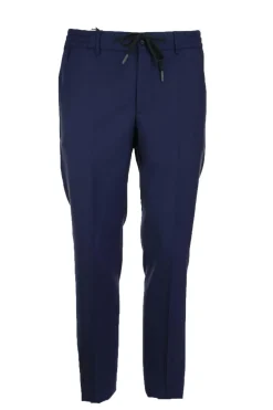 Pantalone in fresco di lana con coulisse elastico
