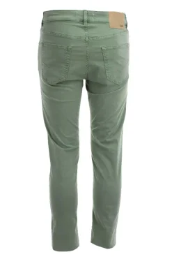 Pantalone in raso cotone 5 tasche