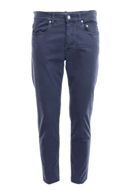 Pantalone in raso cotone 5 tasche