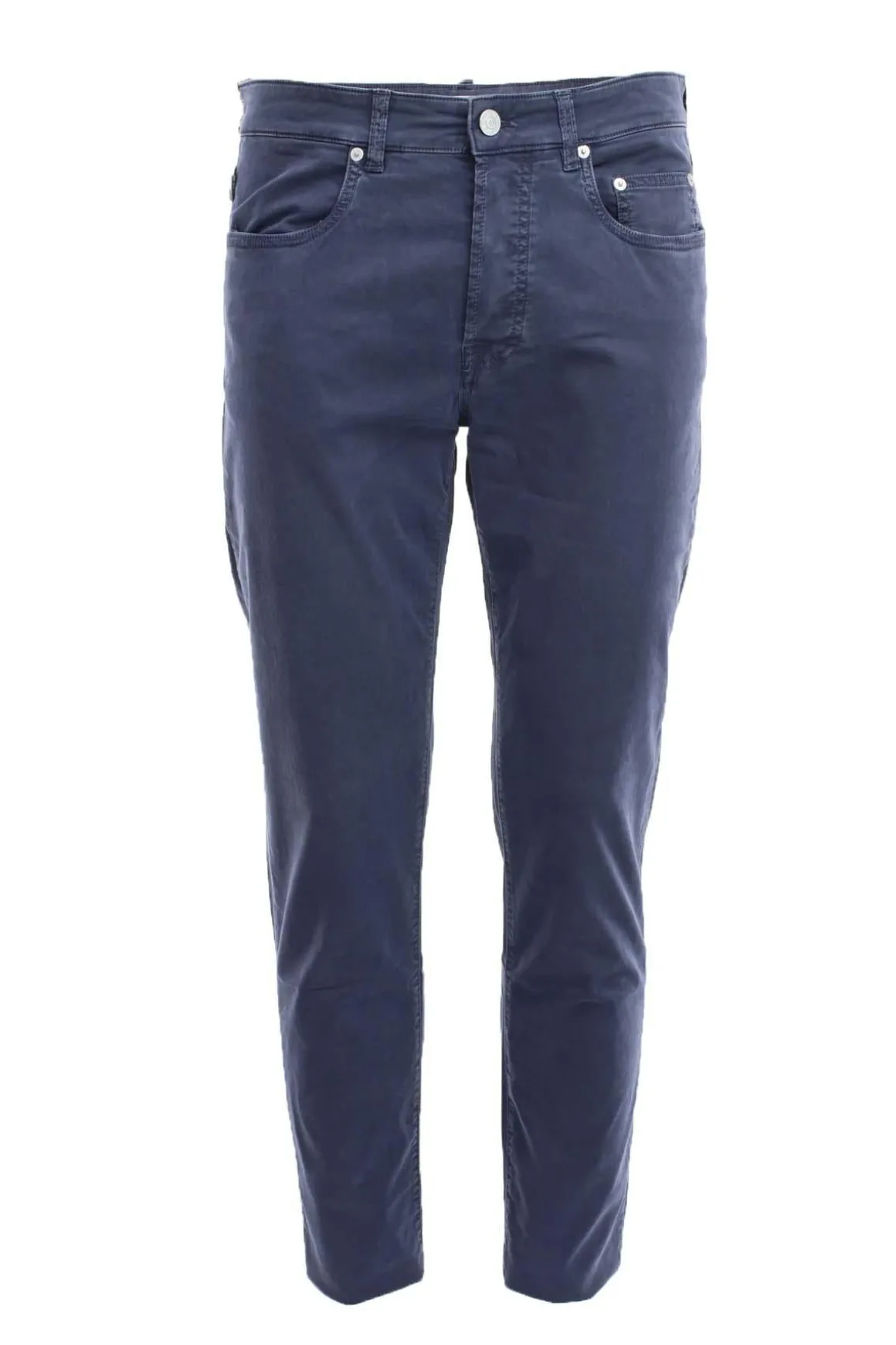 Pantalone in raso cotone 5 tasche