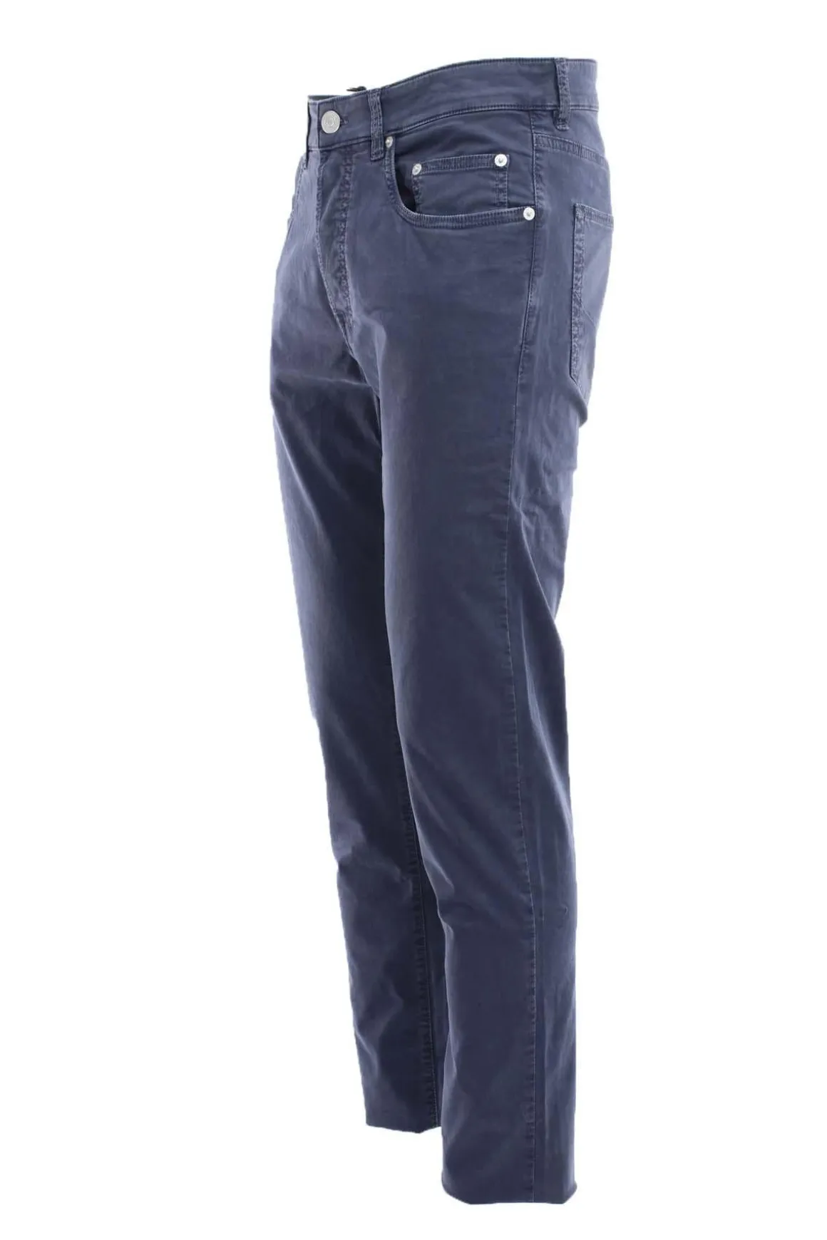 Pantalone in raso cotone 5 tasche
