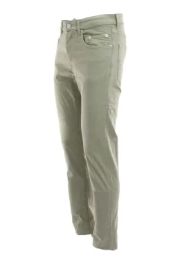 Pantalone in raso cotone 5 tasche