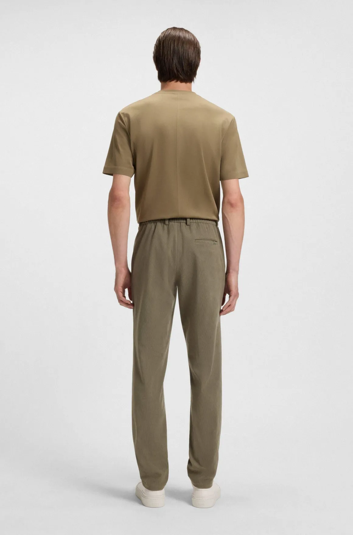 Pantalone tasche america in velluto 1000 righe