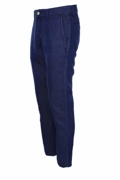 Pantalone tasche america cotone e lino