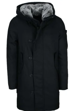 Parka con cappuccio e vera pelliccia