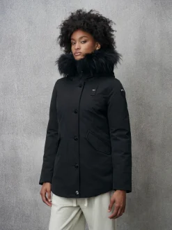 Parka con cappuccio in pelliccia IRMA