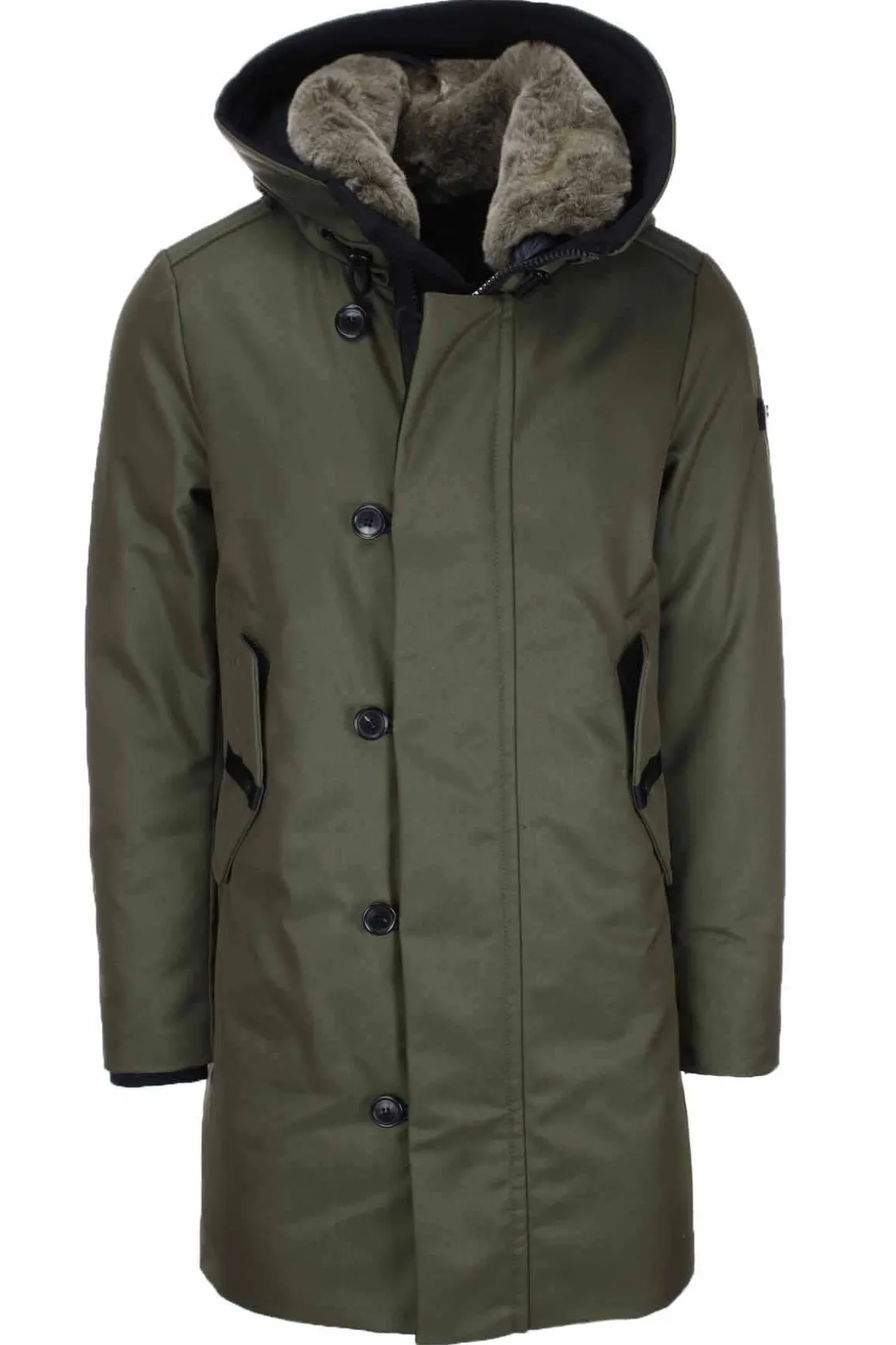 Parka con cappuccio KASA