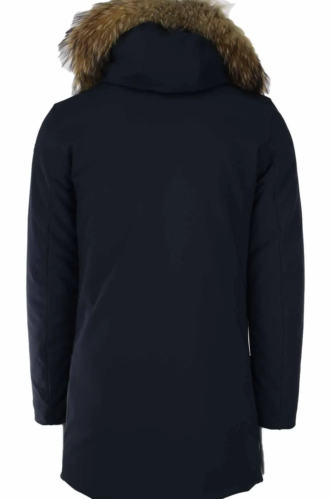 Parka Winter Eskimo con cappuccio bordato in pelliccia