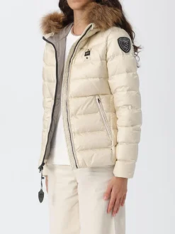 Piumino a onde con bordo in pelliccia ALDIE