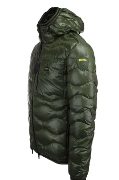 Piumino a onde con cappuccio WAVE