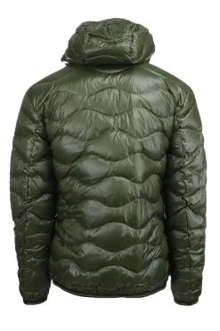 Piumino a onde con cappuccio WAVE