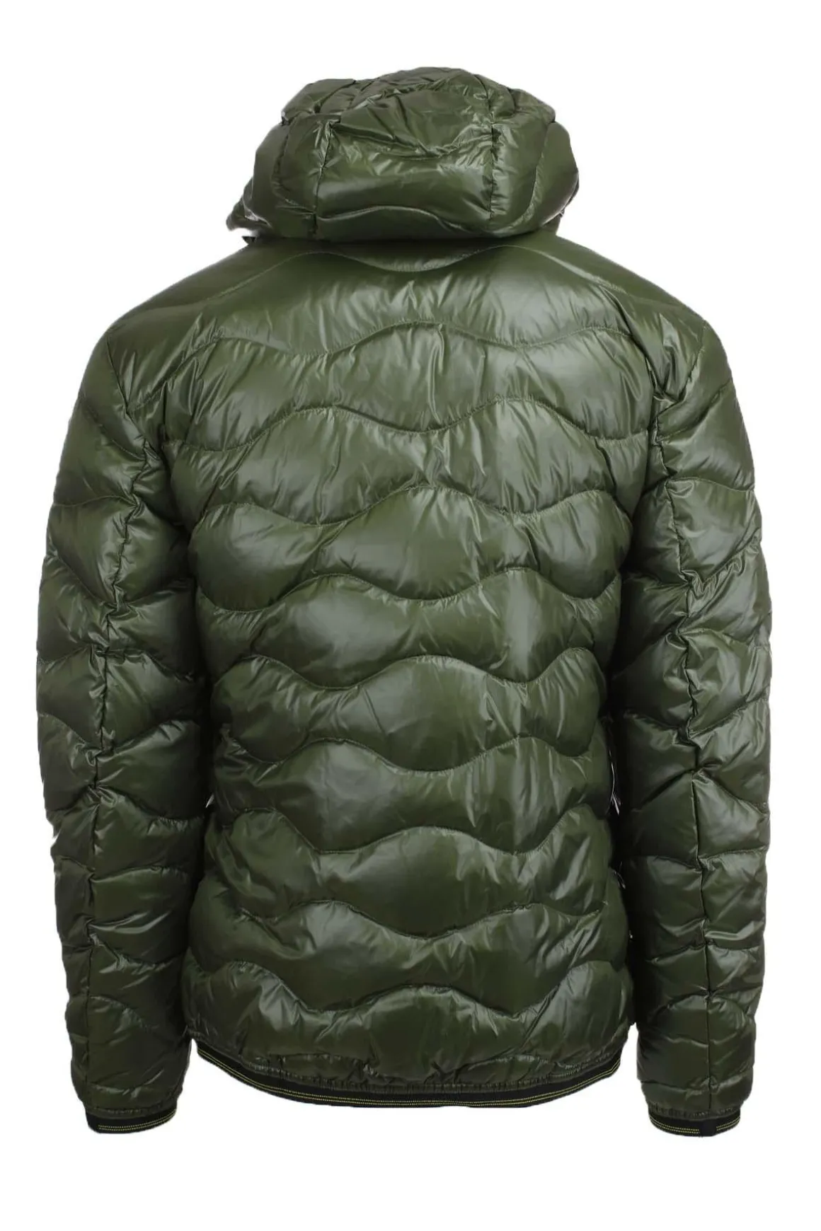 Piumino a onde con cappuccio WAVE