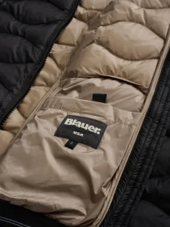 Piumino a onde con cappuccio Camelia