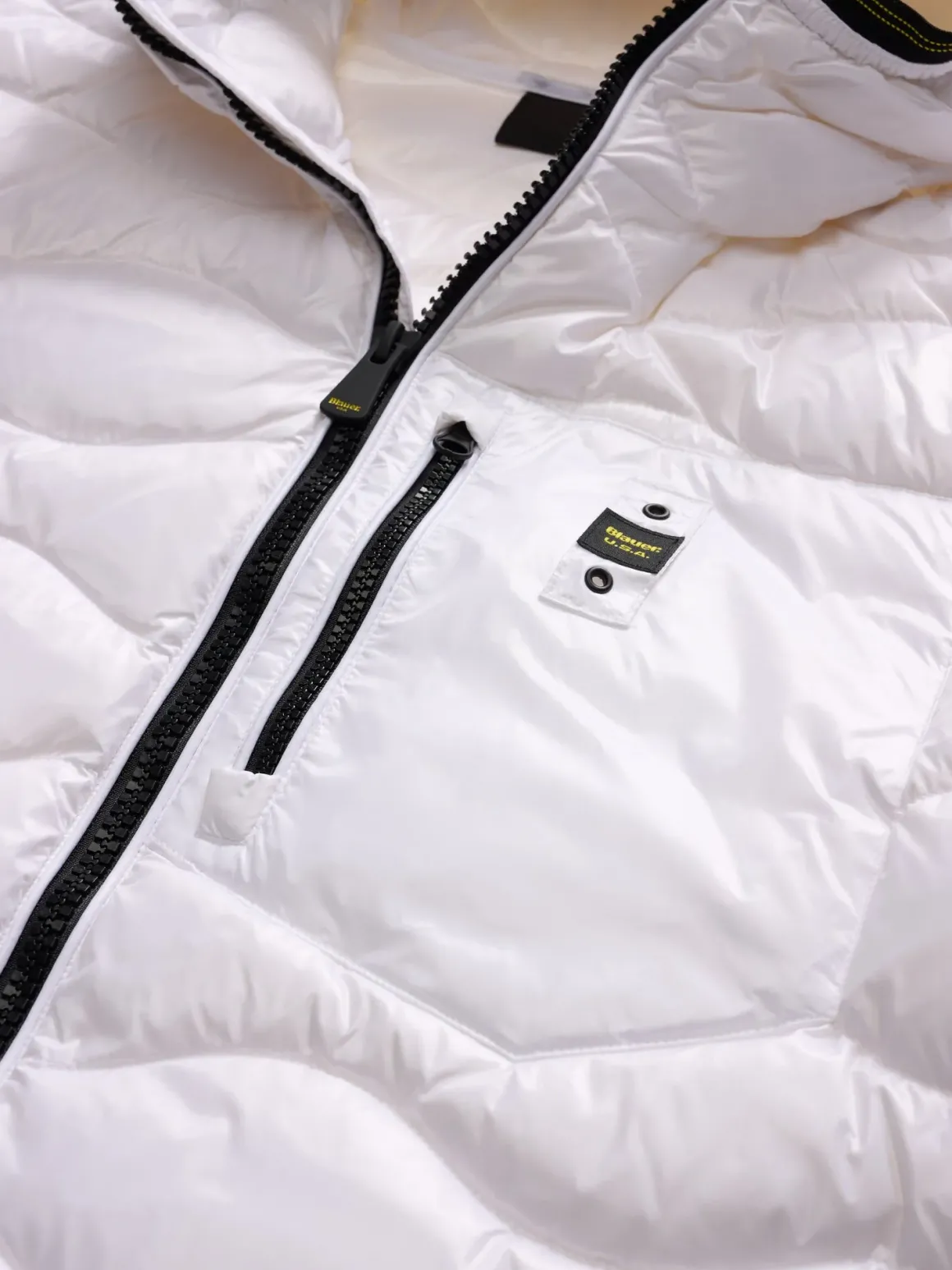 Piumino a onde con cappuccio WAVE