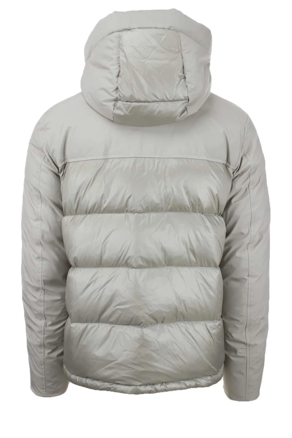 Piumino con cappuccio bitessuto BROOK