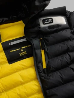 Piumino con cappuccio BLAUER X PIRELLI