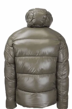 Piumino con cappuccio lucido Edgard