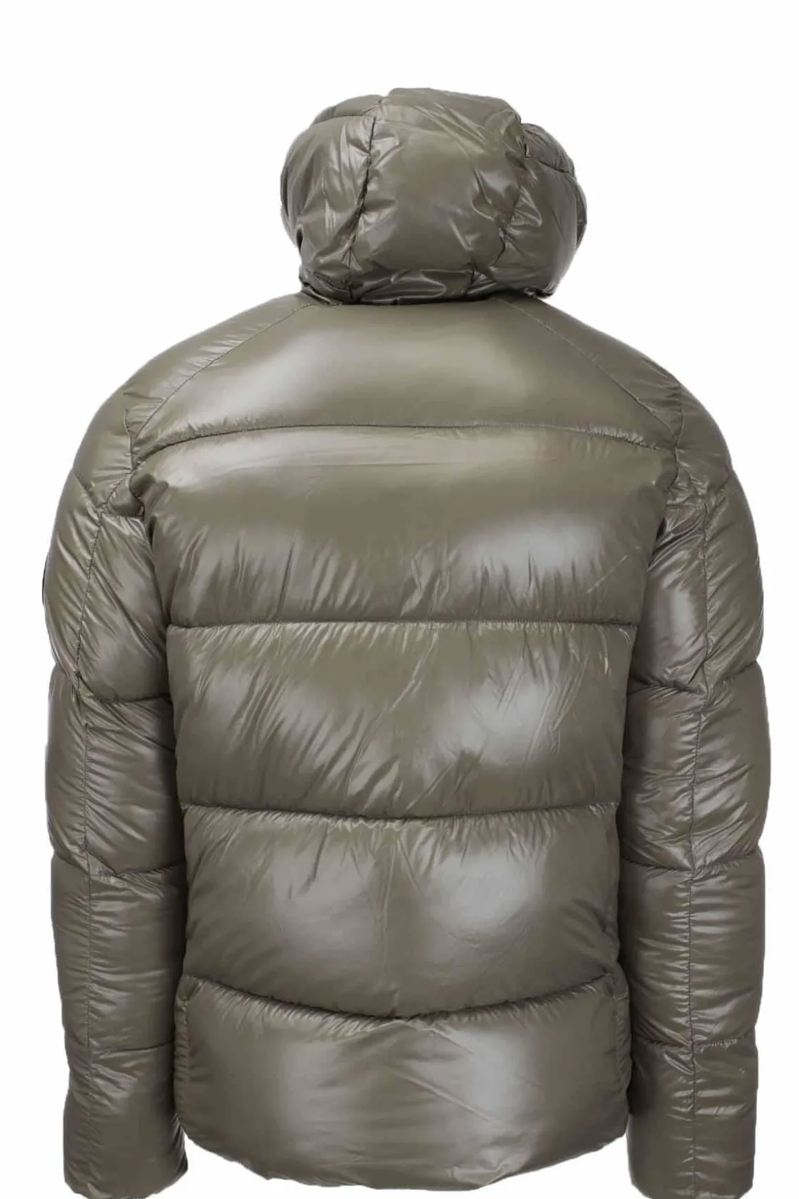 Piumino con cappuccio lucido Edgard