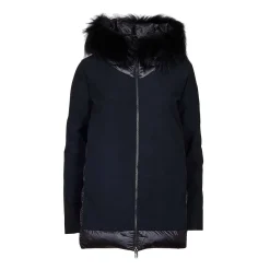 Piumino con pelliccia hybrid zar fur