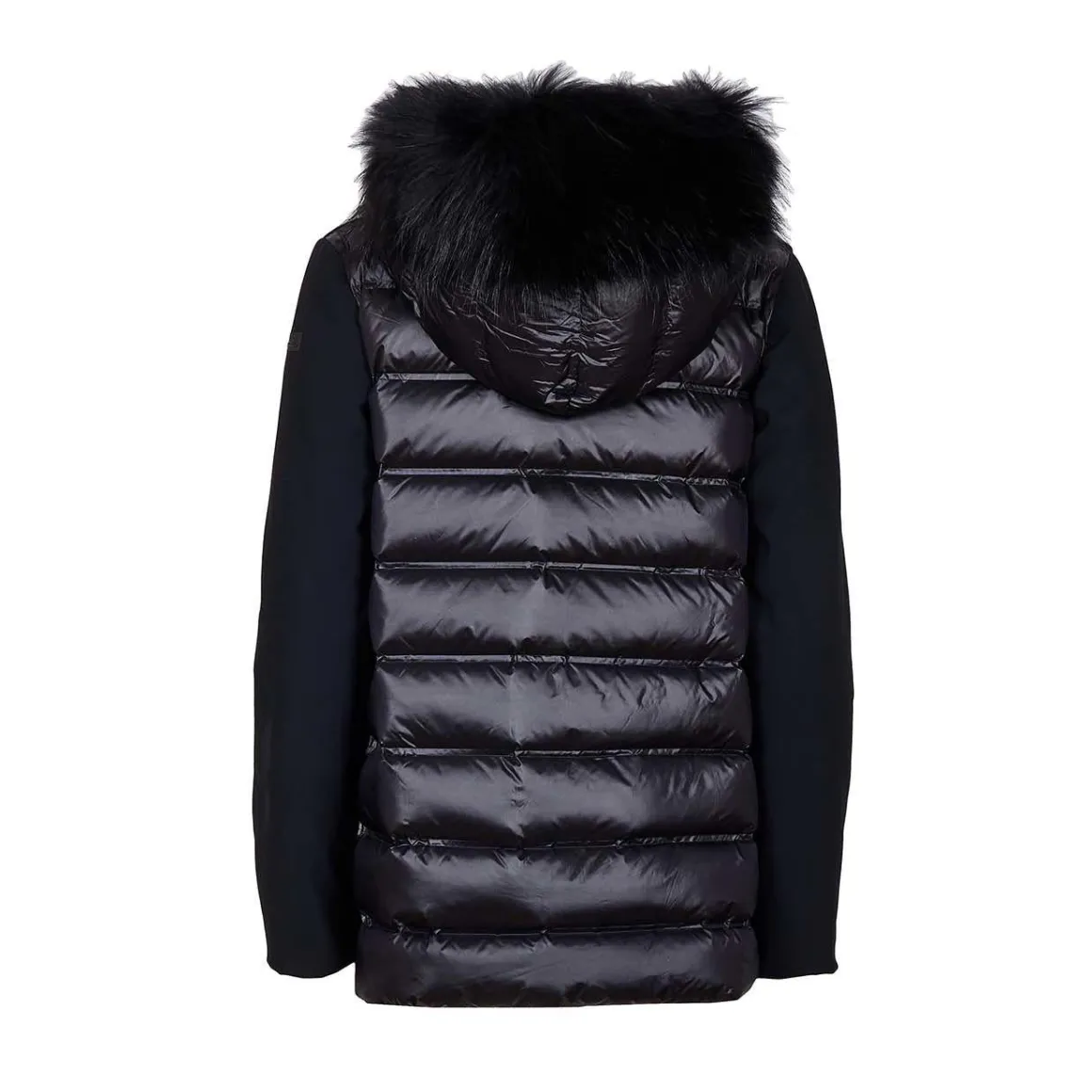 Piumino con pelliccia hybrid zar fur