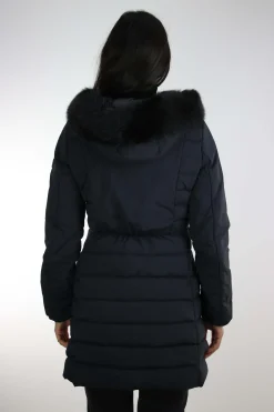 Piumino lungo con pelliccia Seriola04Fur