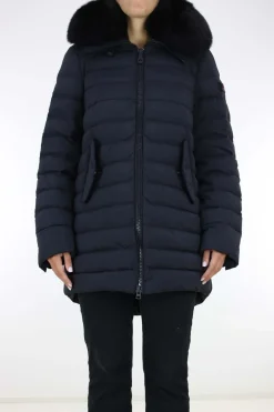 Piumino lungo con pelliccia Itoka