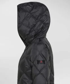 Piumino lungo donna con trapunta a rombi Peuterey Proxie