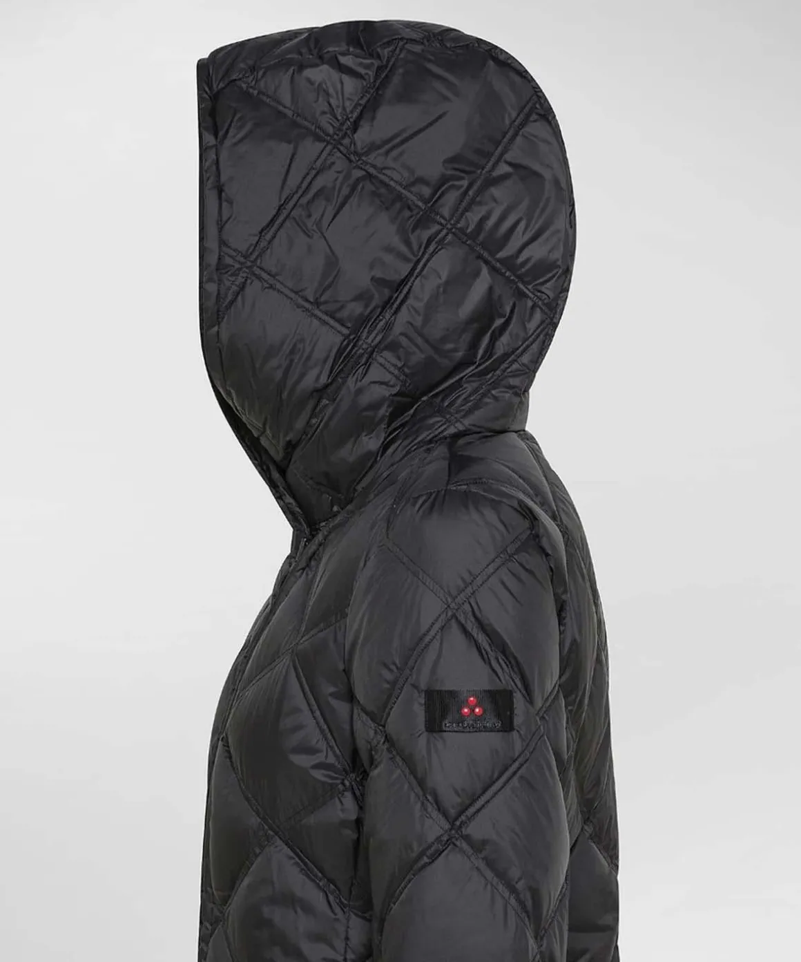 Piumino lungo donna con trapunta a rombi Peuterey Proxie