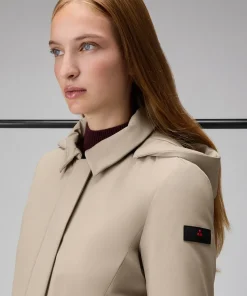 Piumino lungo in tessuto tecnico Telia