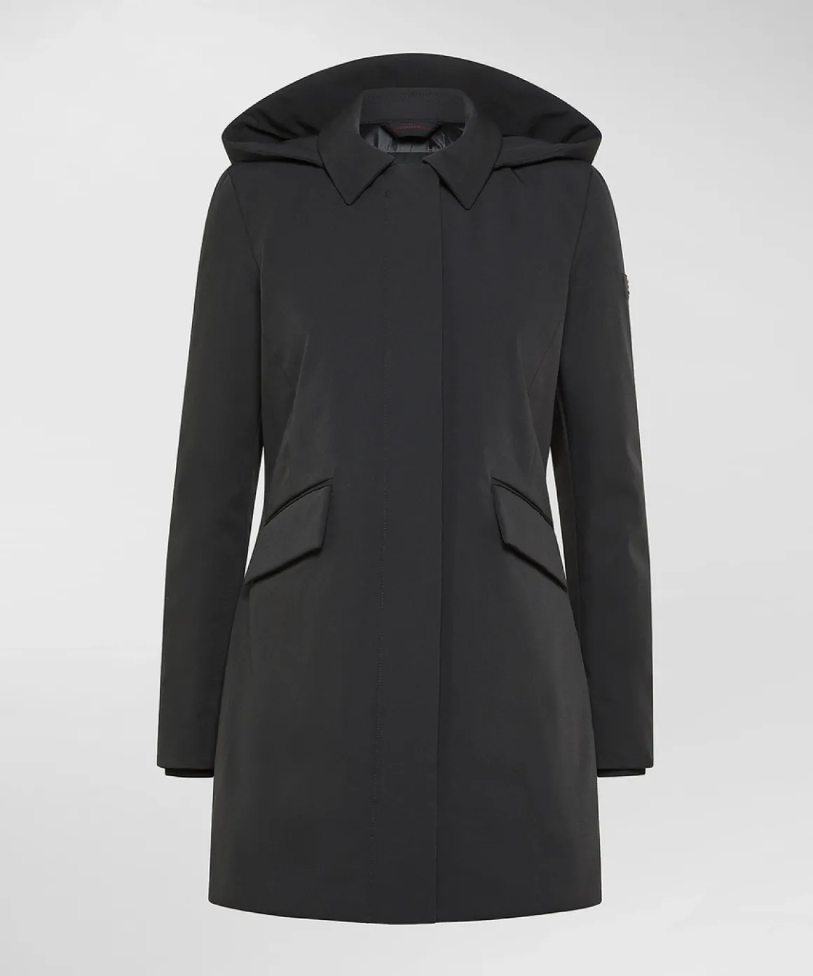 Piumino lungo in tessuto tecnico Telia