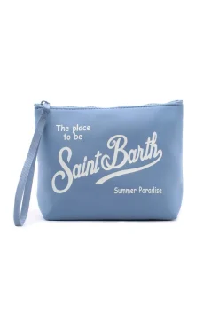 Pochette Aline in Nylon Logo Lettering