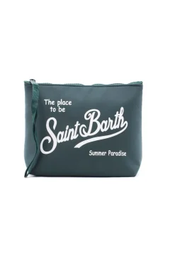 Pochette Aline in Nylon Logo Lettering