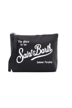 Pochette Aline in Nylon Logo Lettering