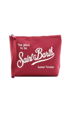 Pochette Aline in Nylon Logo Lettering