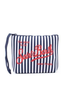 Pochette Aline Neoprene righe