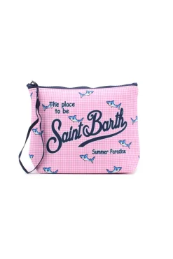 Pochette Aline neoprene Squali vichy