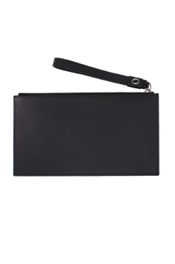 Pochette busta con polsiera in pelle micron