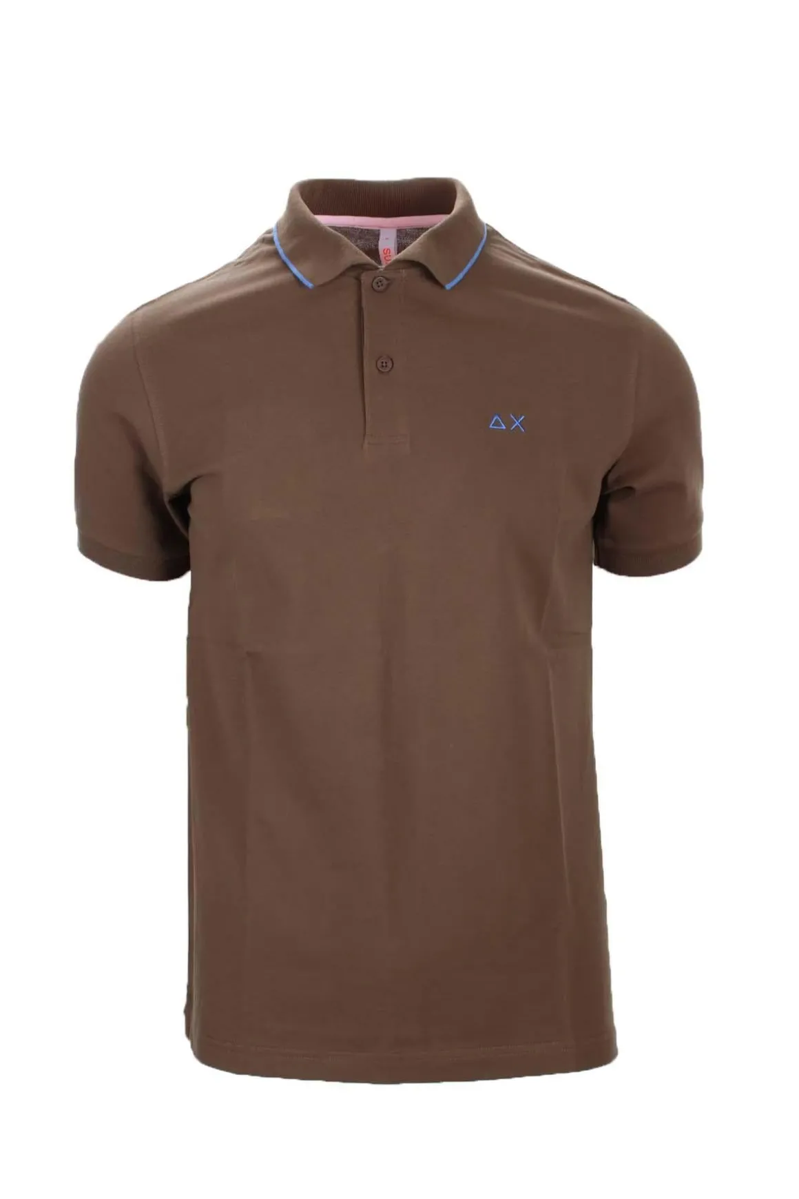 Polo con profili in contrasto