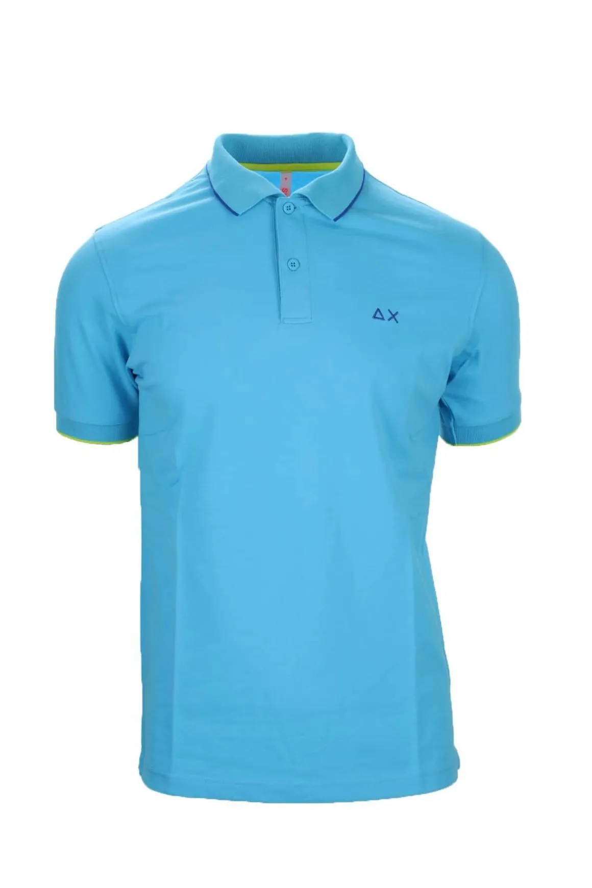 Polo con profili in contrasto