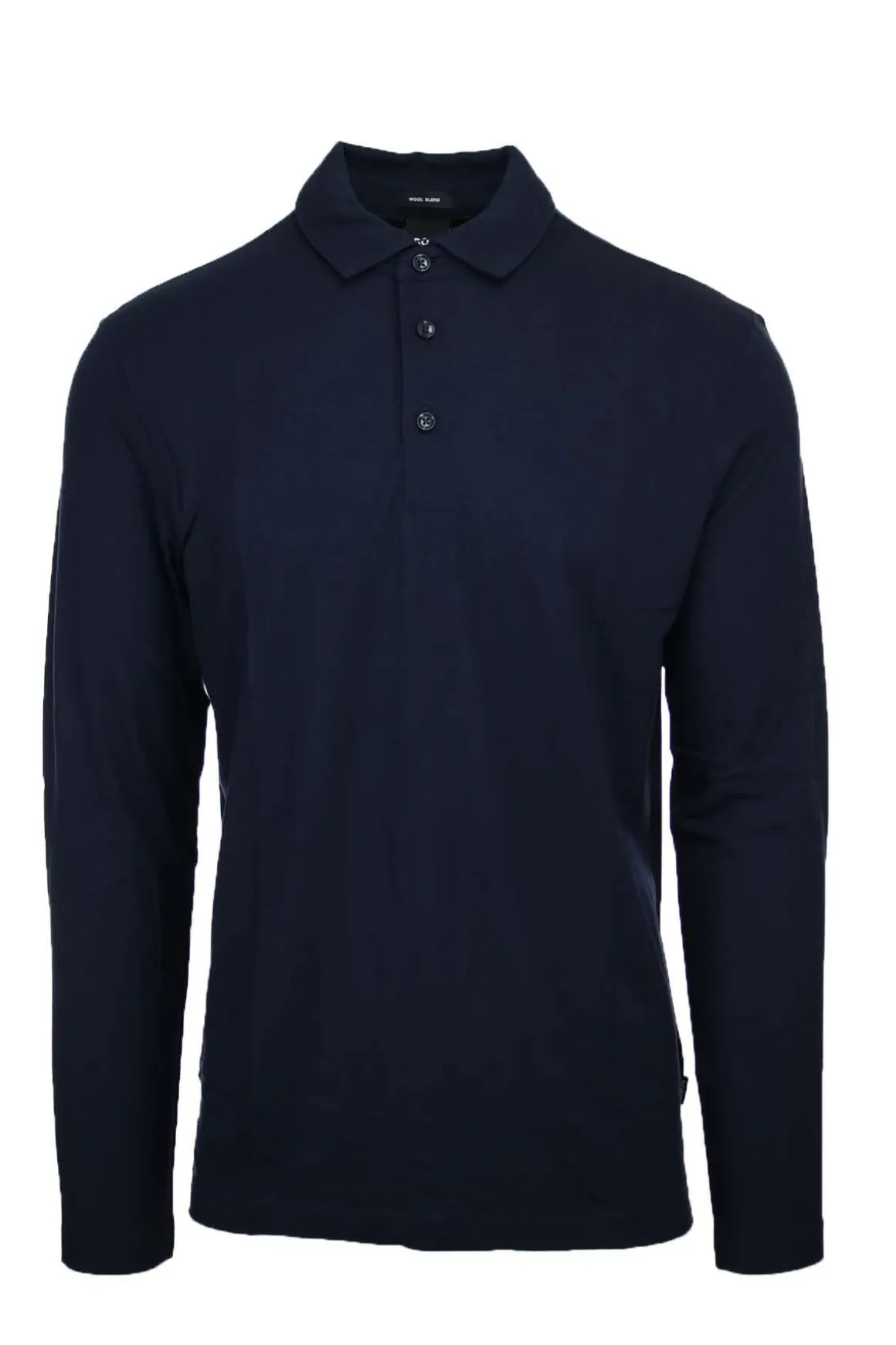 Polo manica lunga in jersey