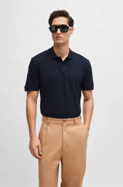 Polo manica lunga in jersey