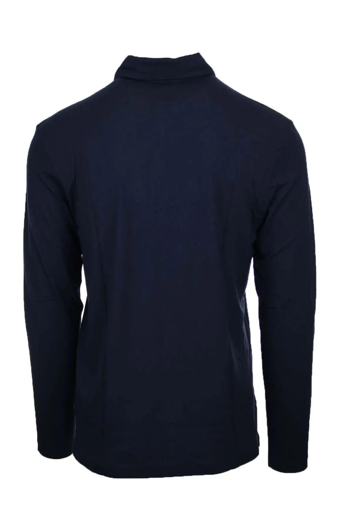 Polo manica lunga in jersey