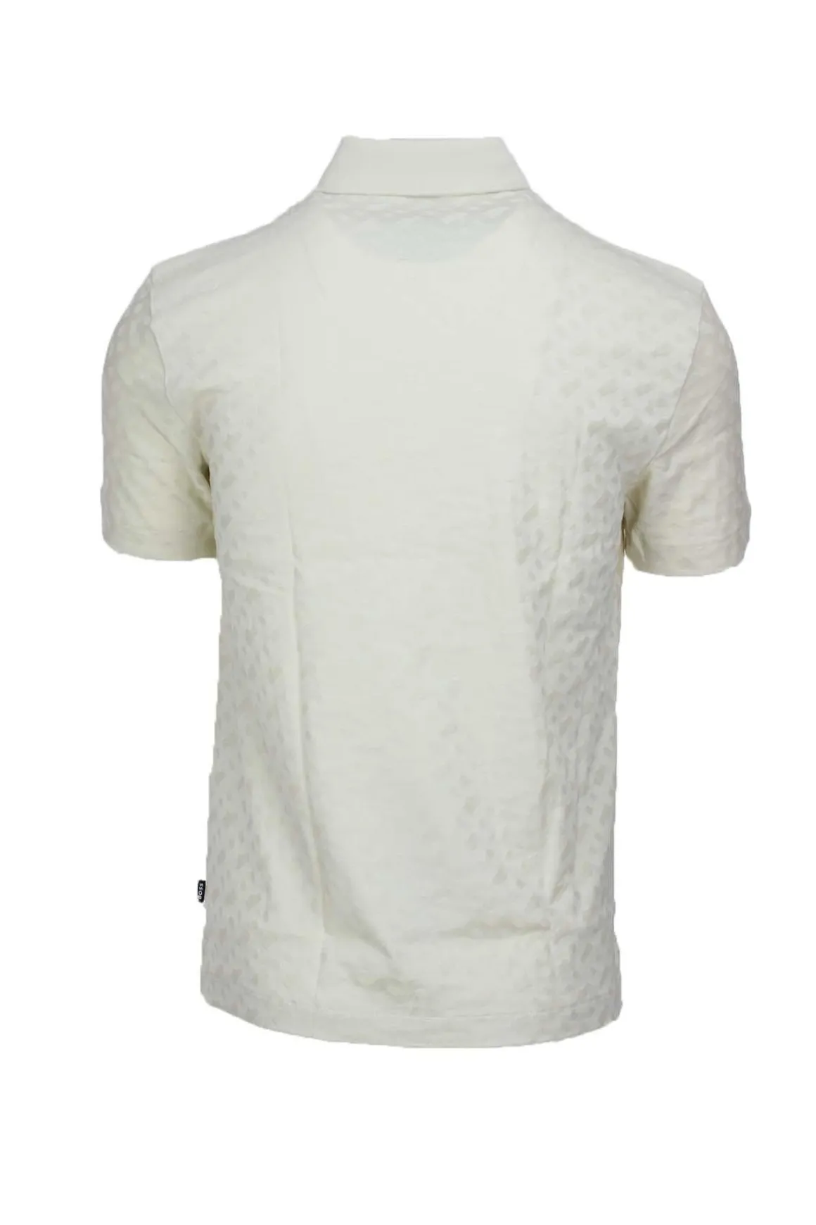 Polo mezza manica con monogrammi Boss