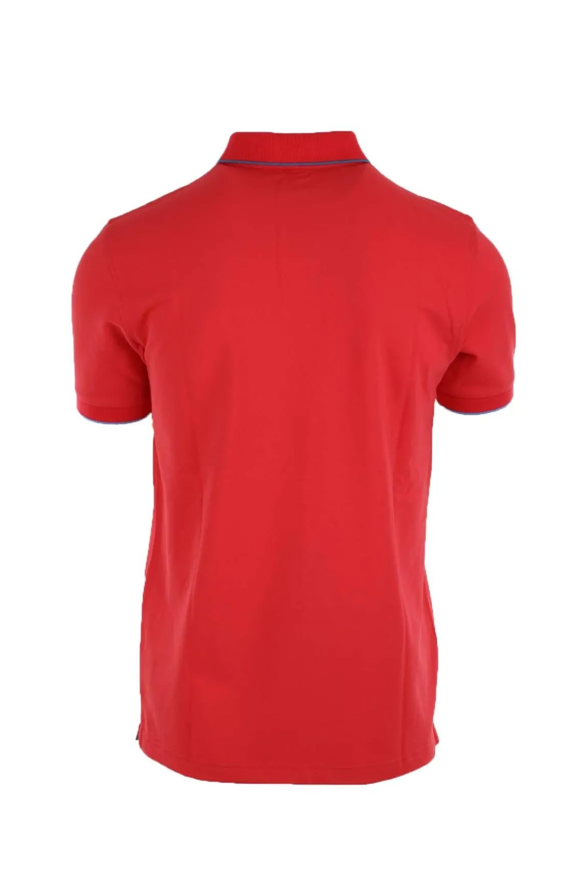 Polo mezza manica con profili in contrasto